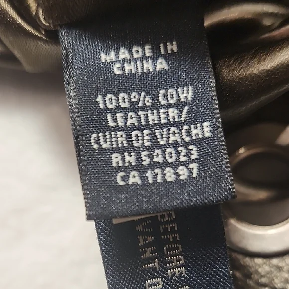 BANANA REPUBLIC LEATHER COW HIDE Chic Brown  Shoulder Bag - Picture 11 of 13